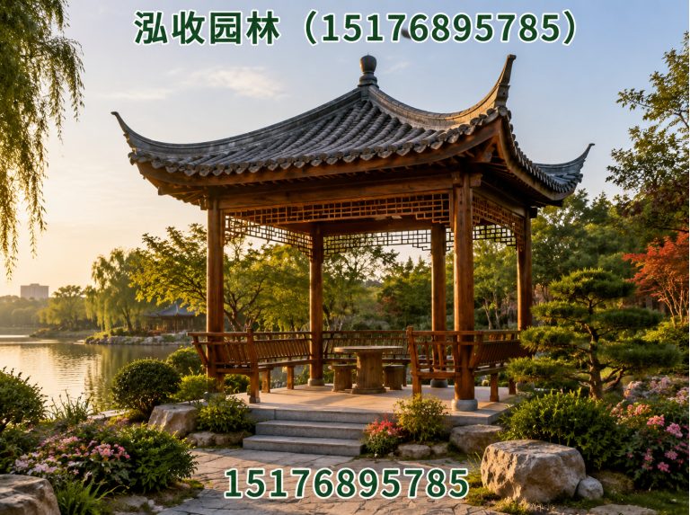 安顺防腐木凉亭展示图